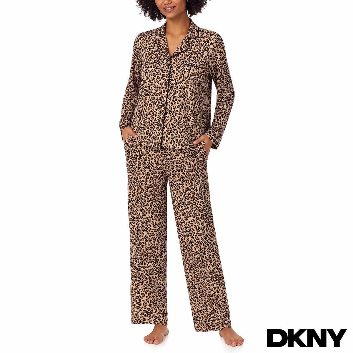 DKNY Women's Notch Collar Pyjama Set