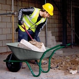 Walsall Barrow in a Box 85L Builders Wheelbarrow with Pneumatic Wheel