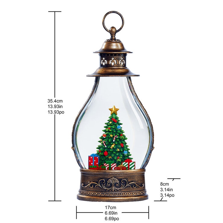 Buy Holiday Scene Lantern Tree Dimensions Image at Costco.co.uk