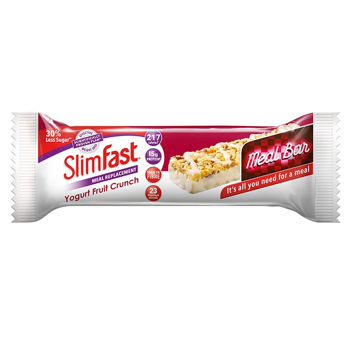 SlimFast Yoghurt Fruit Crunch Meal Replacement Bars, 16 x 60g Costco UK
