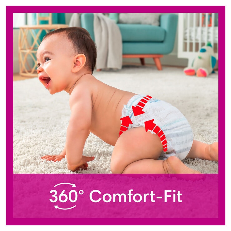 Pampers Active Fit Nappy Pants Size 4, Monthly 168 Pack Costco UK