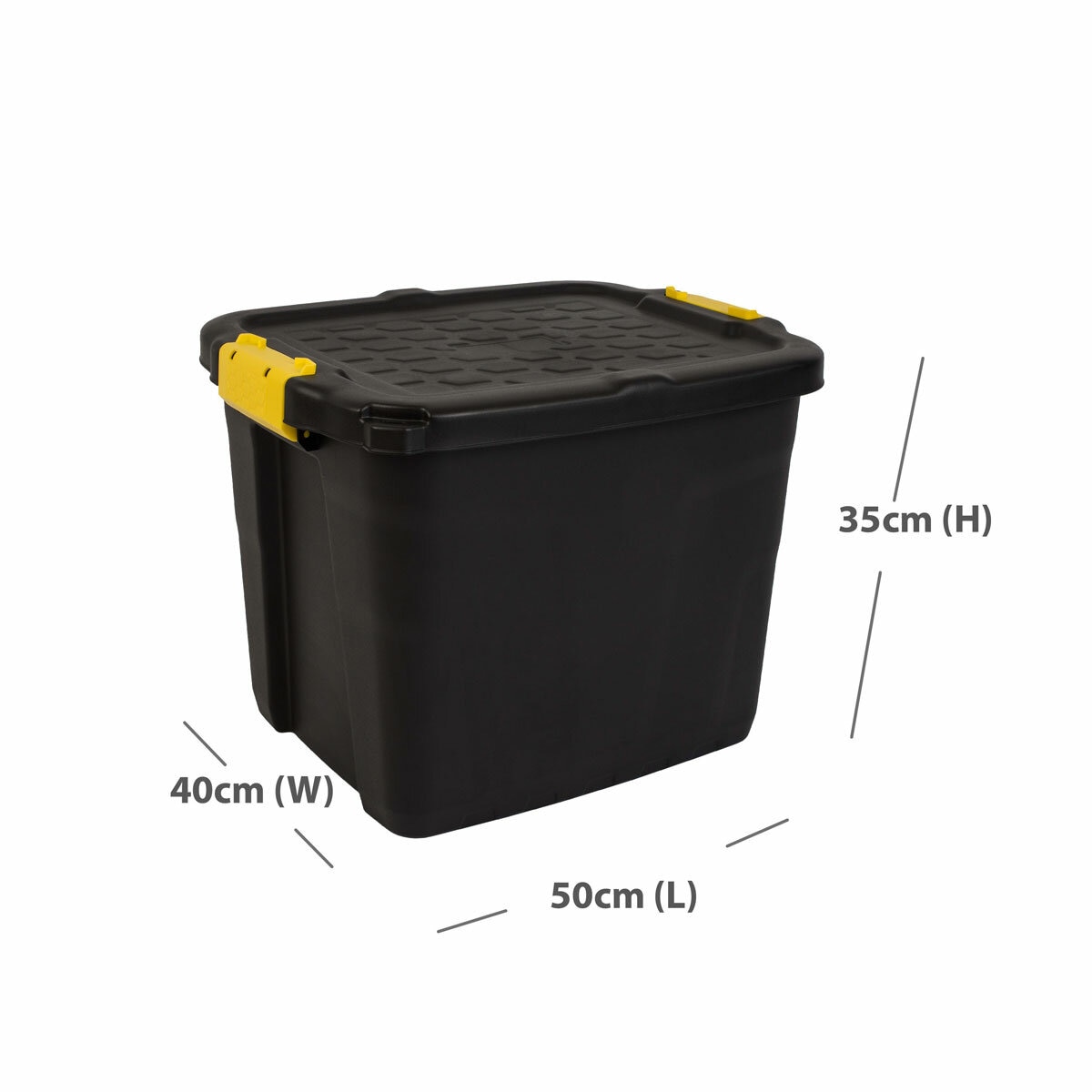 Strata 42L Heavy Duty Storage Box - 2 Pack