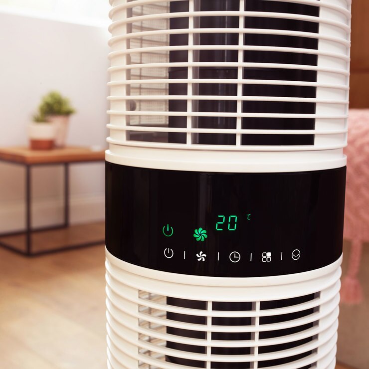 Dimplex Xpelair Skyscraper 360 Degree Rotating Tower Fan, XPSS Costco UK