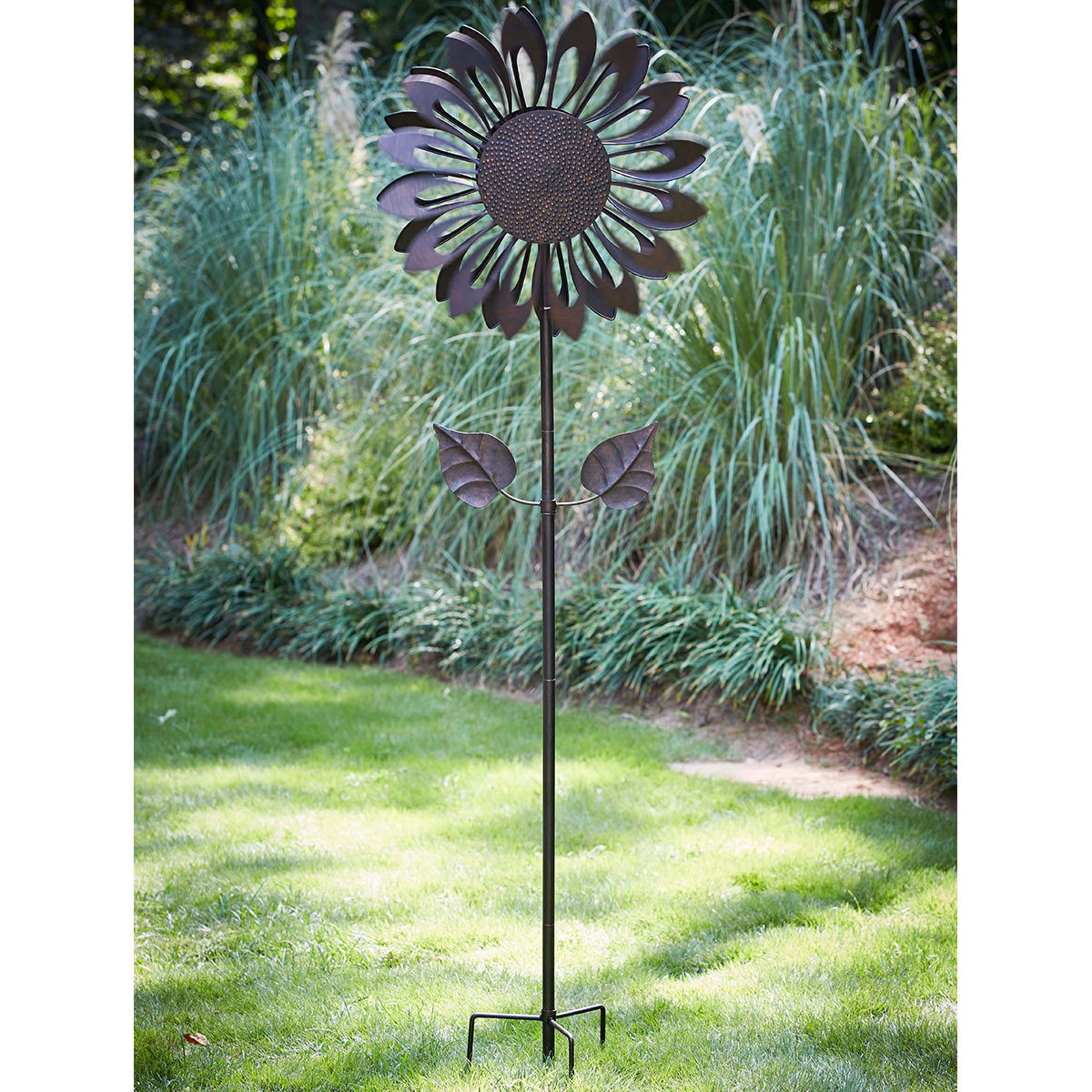 6ft 11'' (213cm) kinetic sunflower wind spinner | costco uk