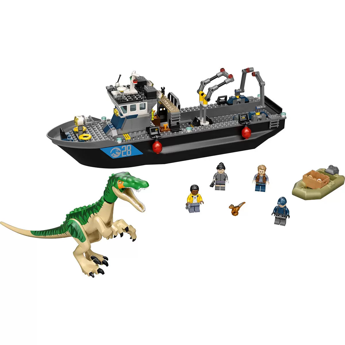 LEGO Jurassic World Baryonyx Dinosaur Boat Escape - Model 76942 (8+ Years)