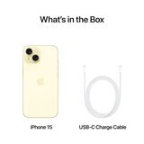 Buy Apple iPhone 15 256GB Sim Free Mobile Phone in Yellow, MTP83ZD/A