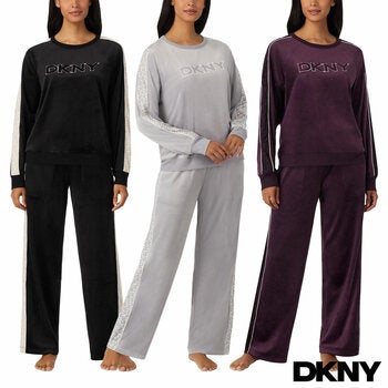 DKNY Women's Plush Lounge Set