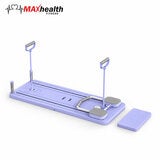 Studio image of the MAXhealth Portable Pilates Reformer in purple