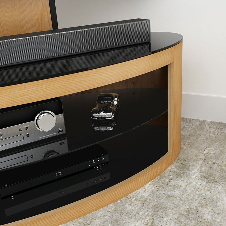 AVF Buckingham 1000 TV Stand for TVs up to 65", Oak AVF Buckingham 1000 TV Stand for TVs up to 65", Oak