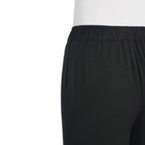 Hilary Radley Crinkle Wide Leg Pant in Black