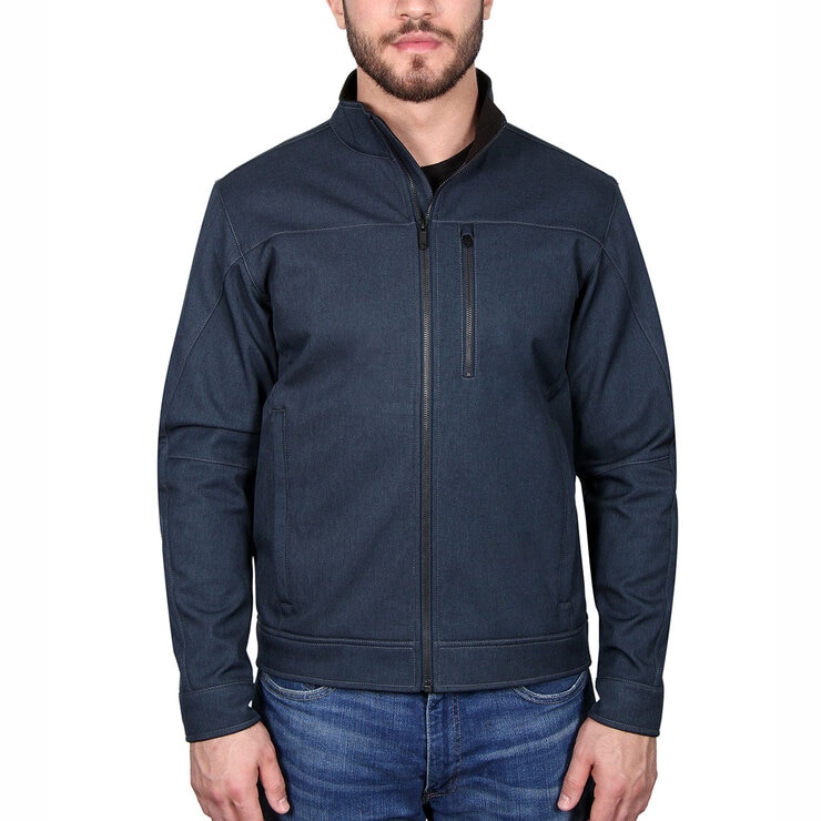 Kirkland Signature Men's Softshell Jacket in Blue Costco UK