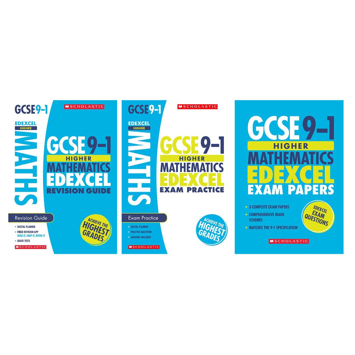 GCSE Edexcel Revision Guide, Exam Practice & Exam Papers, 3 Book Pack