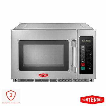 Contender MIC001 34L 1800W Programmable Commercial Microwave Oven in Silver