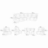 Lucca Grey Fabric Power Reclining Corner Sofa Lucca Grey Fabric Power Reclining Corner Sofa