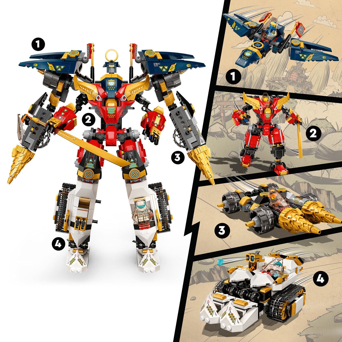 Buy LEGO Ninjago Ninja Ultra Combo Mech Feature2 Image at Costco.co.uk
