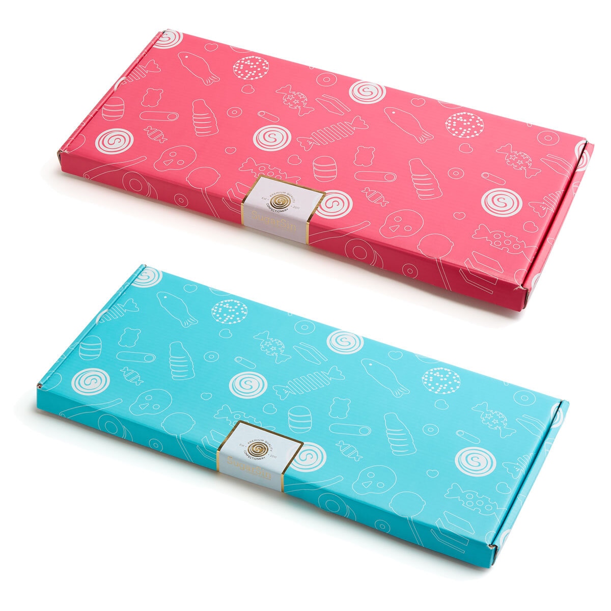 SugarSin 'Thank You' Pick 'n' Mix Pouches Letterbox Gift in 2 Colours