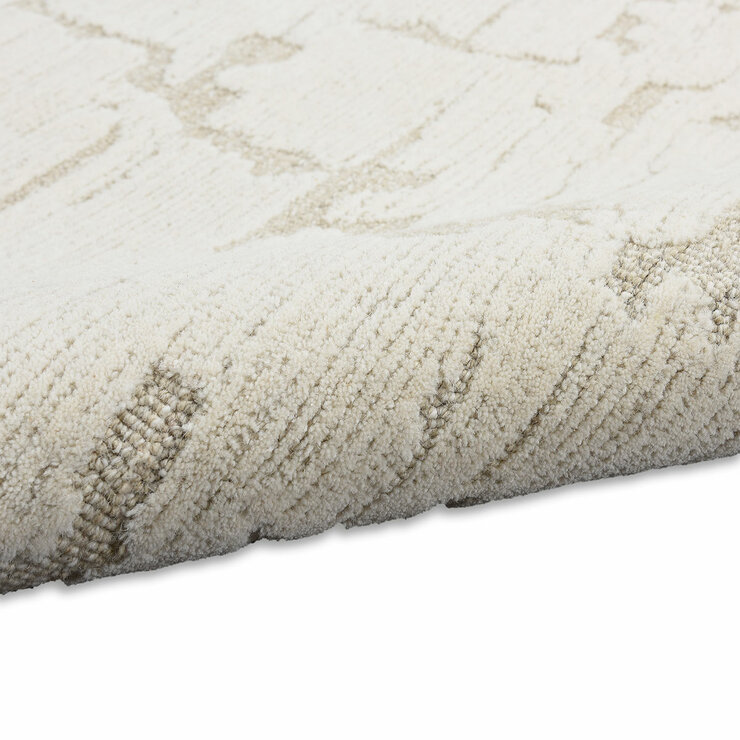 Calvin Klein Sculptural Ivory Rug in 2 Sizes