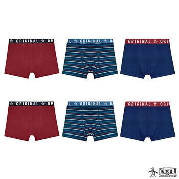 Penguin Men's Boxers, 6 Pack