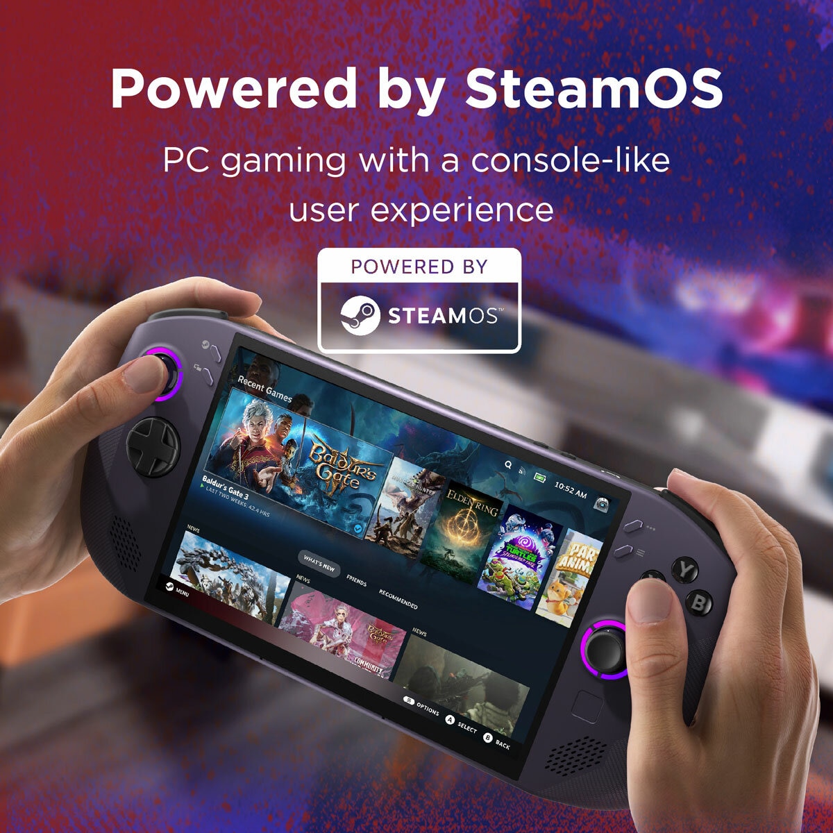 Lenovo Legion Go S, AMD Ryzen Z2 Go, 16GB RAM, 1TB SSD, 8 Inch Handheld Gaming Console 83L3003BUK