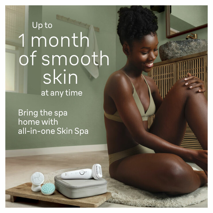 Braun Silk-épil 9 SkinSpa Epilator up to 1 month of smooth skin