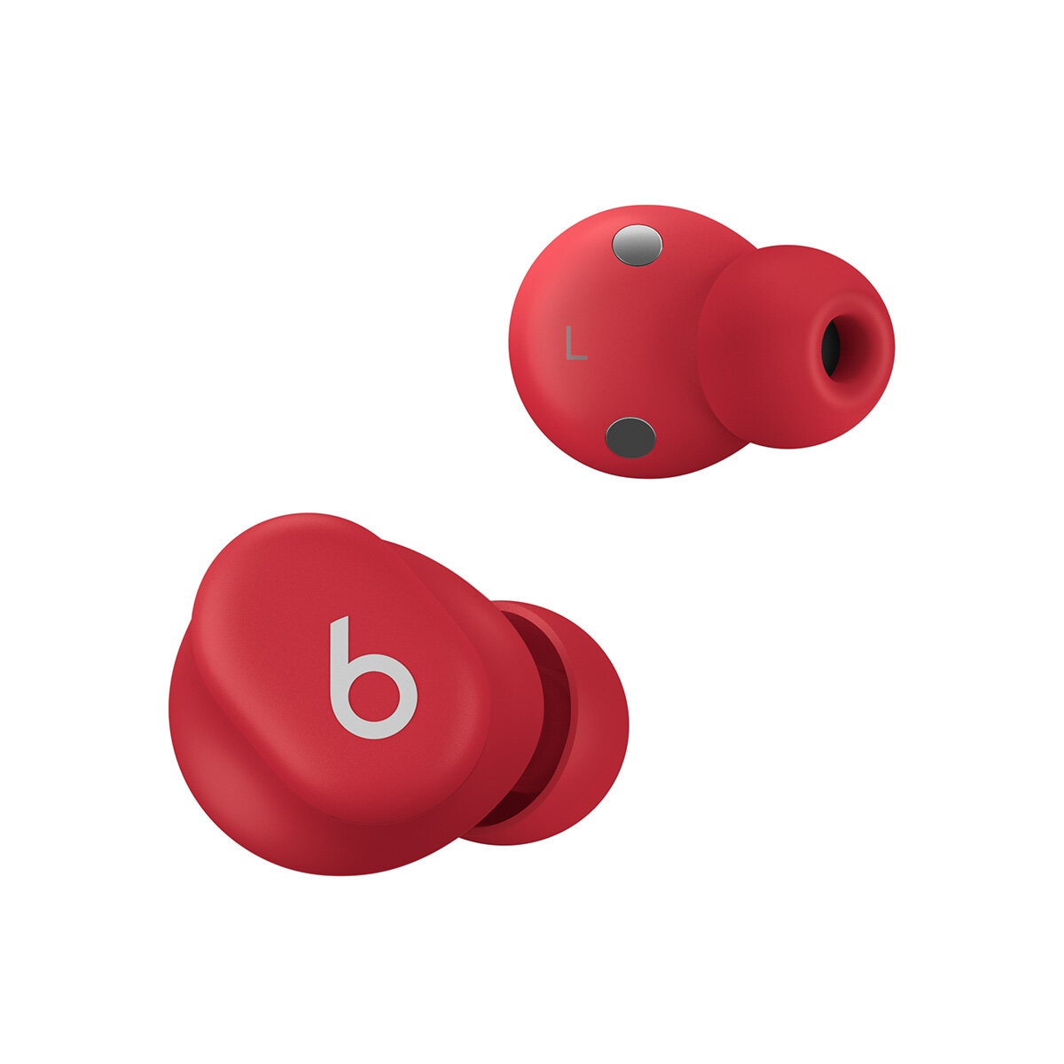 Beats Solo Buds True Wireless Earbuds in Transparent Red, MUW03ZM/A