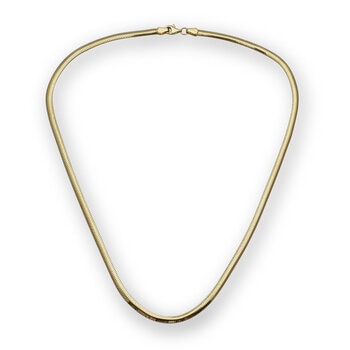 14ct Yellow Gold Herringbone Necklace