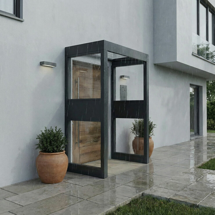 Palram 160 x 96cm Pro Door Awning Bundle