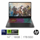 HP Omen Transcend, Intel Ultra7 , 16GB RAM, 1TB SSD, 14 Inch gaming Laptop, 14-fb1001na