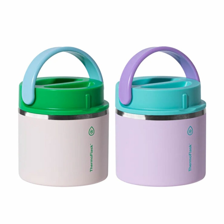 ThermoFlask Food Jars 591ml, 2 Pack in 4 Colours