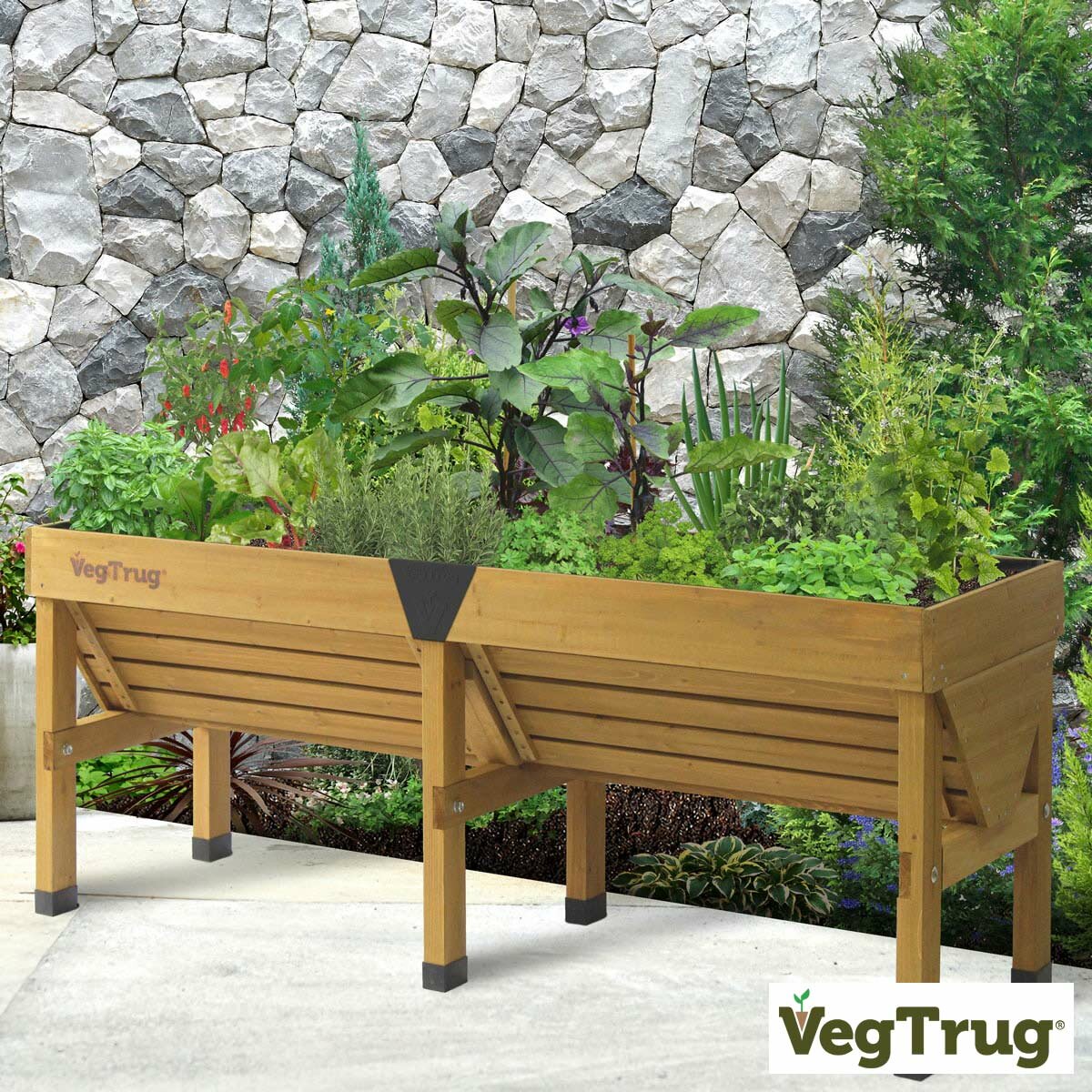 VegTrug 1.8m Classic Raised Bed in Natural VegTrug 1.8m Classic Raised Bed in Natural