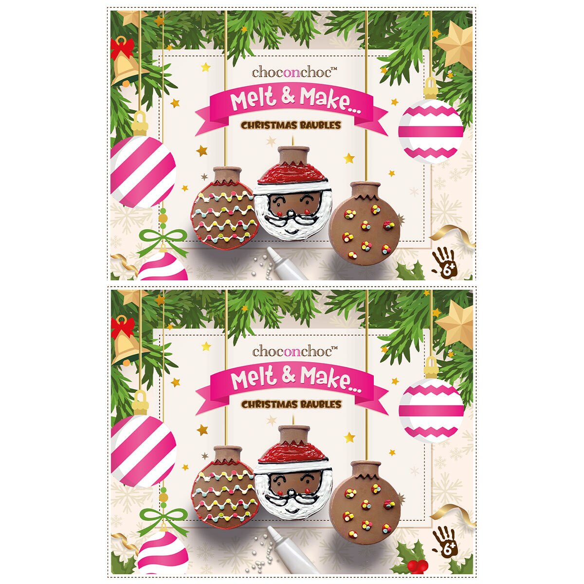 Choc on Choc Make your own Christmas Baubles