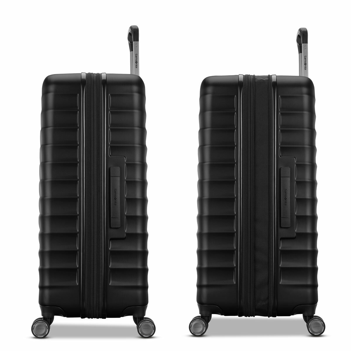 Samsonite Precision DLX 2-piece Hardside Expandable Spinner Luggage Set in Black