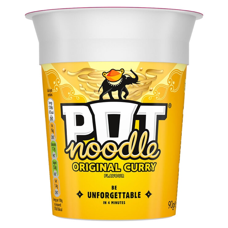 Pot Noodle Curry Flavour, 90g