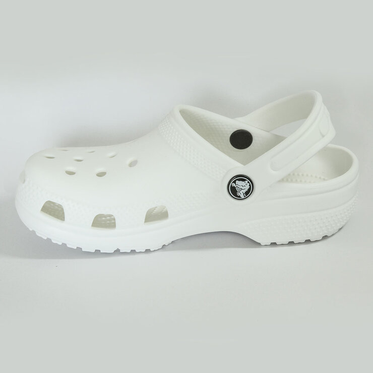 Crocs Kids Classic Clogs in White
