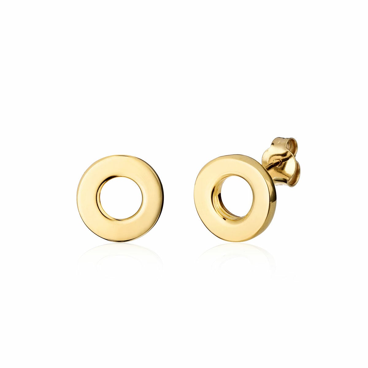 14ct Yellow Gold Circle Earrings 14ct Yellow Gold Circle Earrings