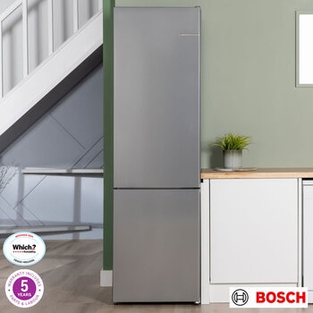 Bosch Series 4 KGN392LDFG Fridge Freezer, D Rated in Silver