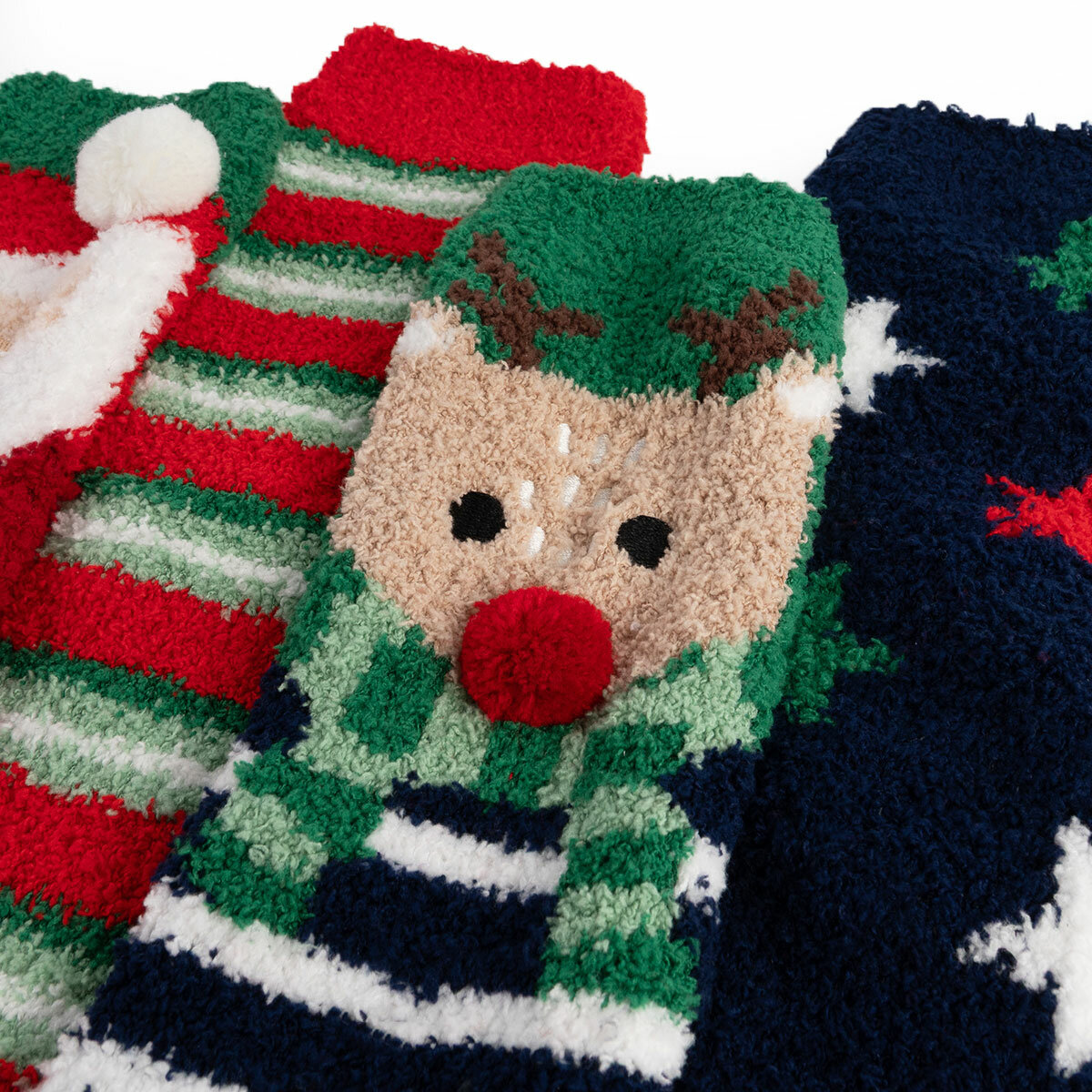 Totes Toastie Kids Socks, 4 Pack in Christmas