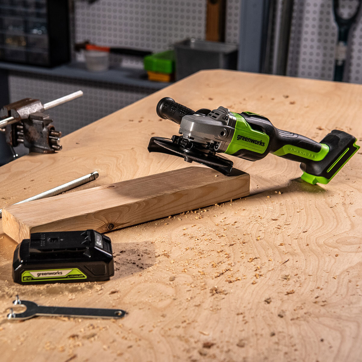 Greenworks 24V Angle Grinder (Tool only) - Model GD24AG