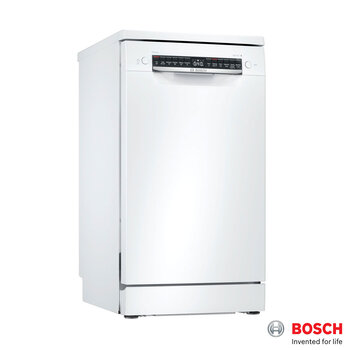 Bosch SPS4HKW45G Series 4 Freestanding Dishwasher, 9 Place Settings,  E Rated in White