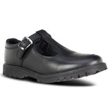 TeⓇm Emily Leather Buckle T-Bar Girl's School Shoes