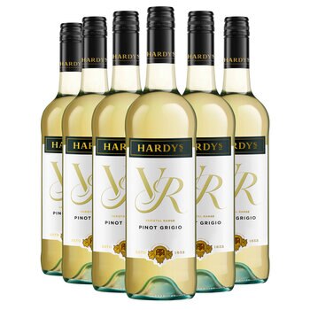 Hardys VR Pinot Grigio, 6 x 75cl