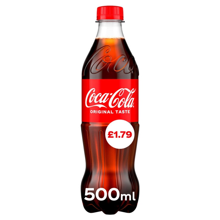 Coca Cola PMP £1.79, 500ml