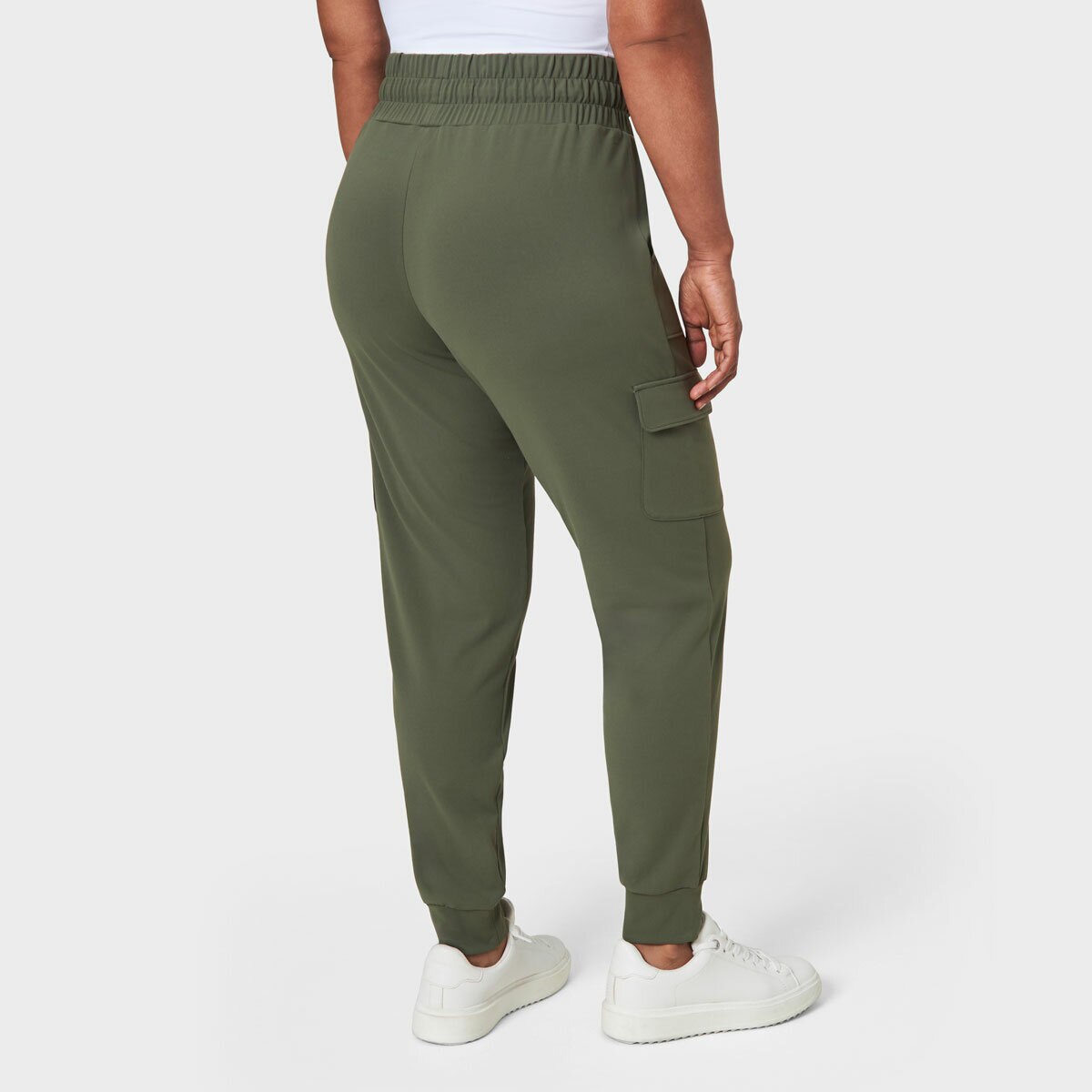Mondetta Ladies Cargo Cuffed Jogger in Green