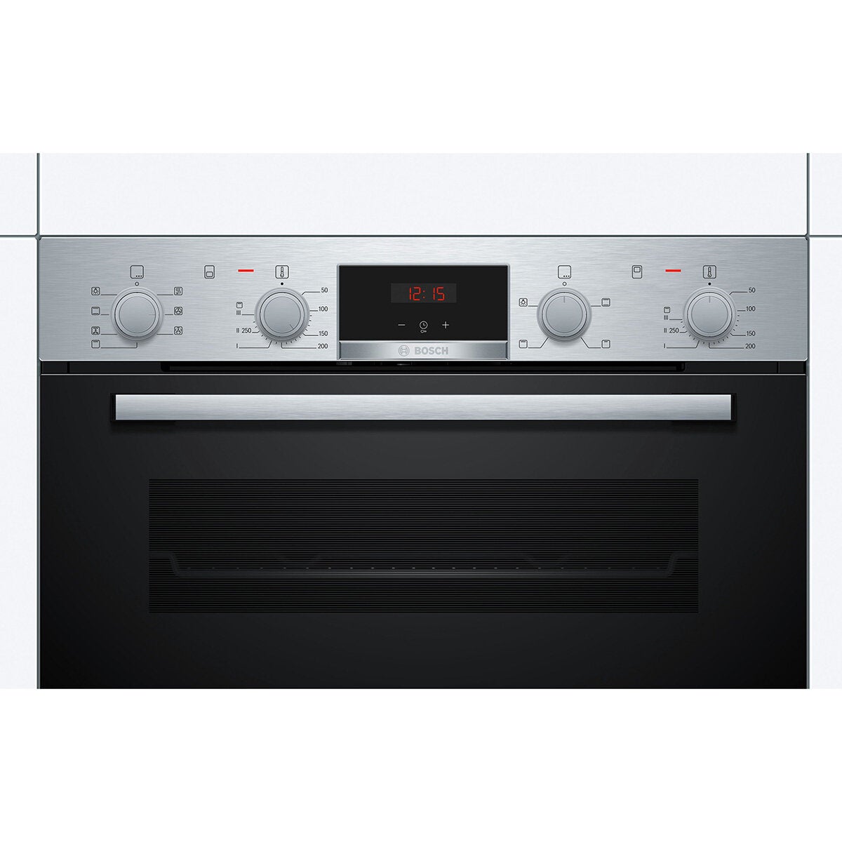 Bosch Series 4 NBS533BS0B Double Oven, A Rated in Stainless Steel