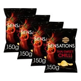 Walkers Sensations Thai Sweet Chilli, 4 x 150g