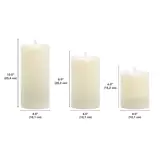 Sterno Home LED Wax Pillar Statement Candles 3 Pack