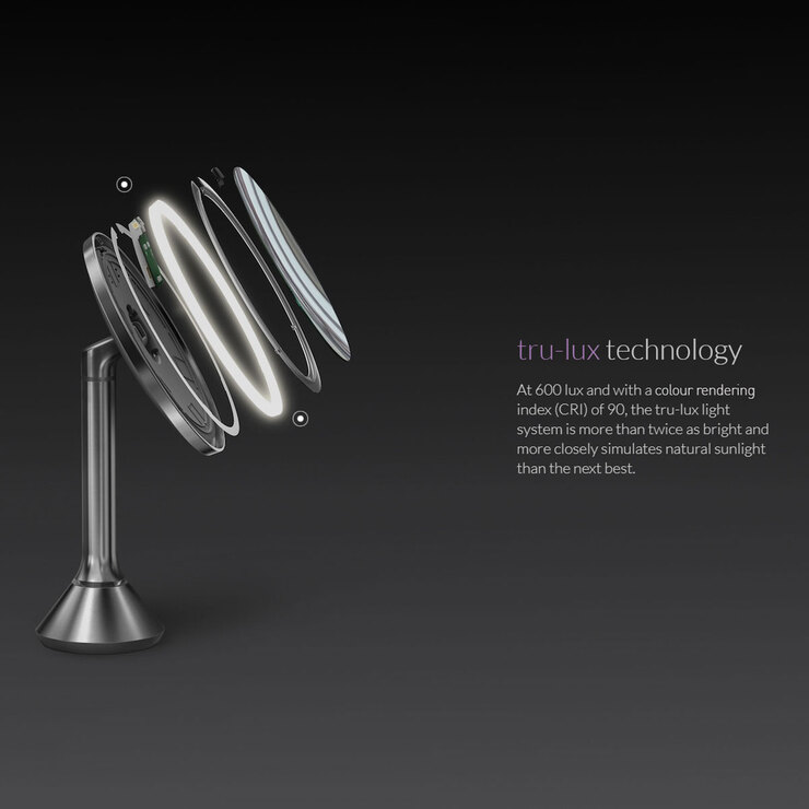 Simplehuman 8” Round Magnification Sensor Mirror, ST3200