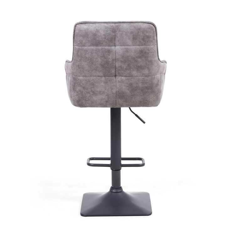Orion Dark Grey Fabric Bar Stool 2 pack Orion Dark Grey Fabric Bar Stool 2 pack