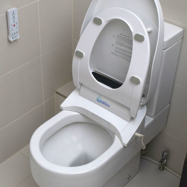 Washloo OmegaR Smart Electric Bidet Toilet Seat with Remote Costco UK