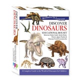 Discover Boxes in 4 Options: Human Body, Dinosaurs, Earth or Volcanoes
